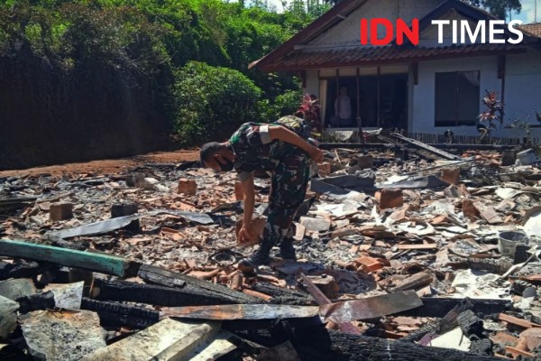 Pertengkaran Pasutri Jadi Petaka, Rumah di KBB Diduga Dibakar Suami