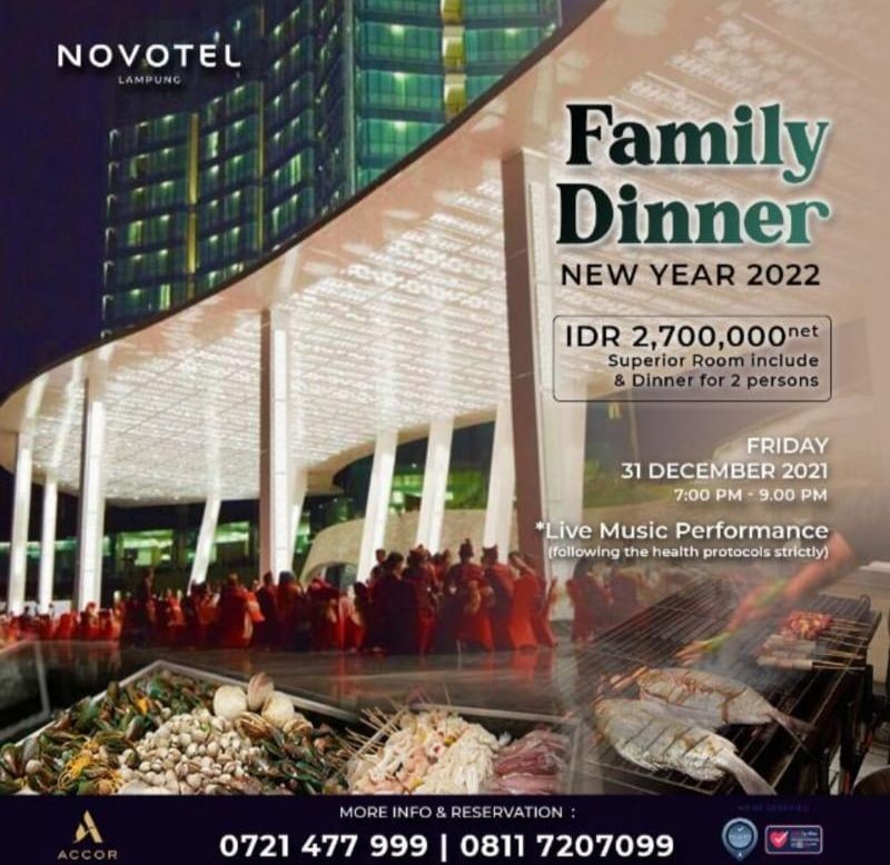 Promo Hotel Berbintang Bandar Lampung Nataru 2021, Cus Nginap Yuk!