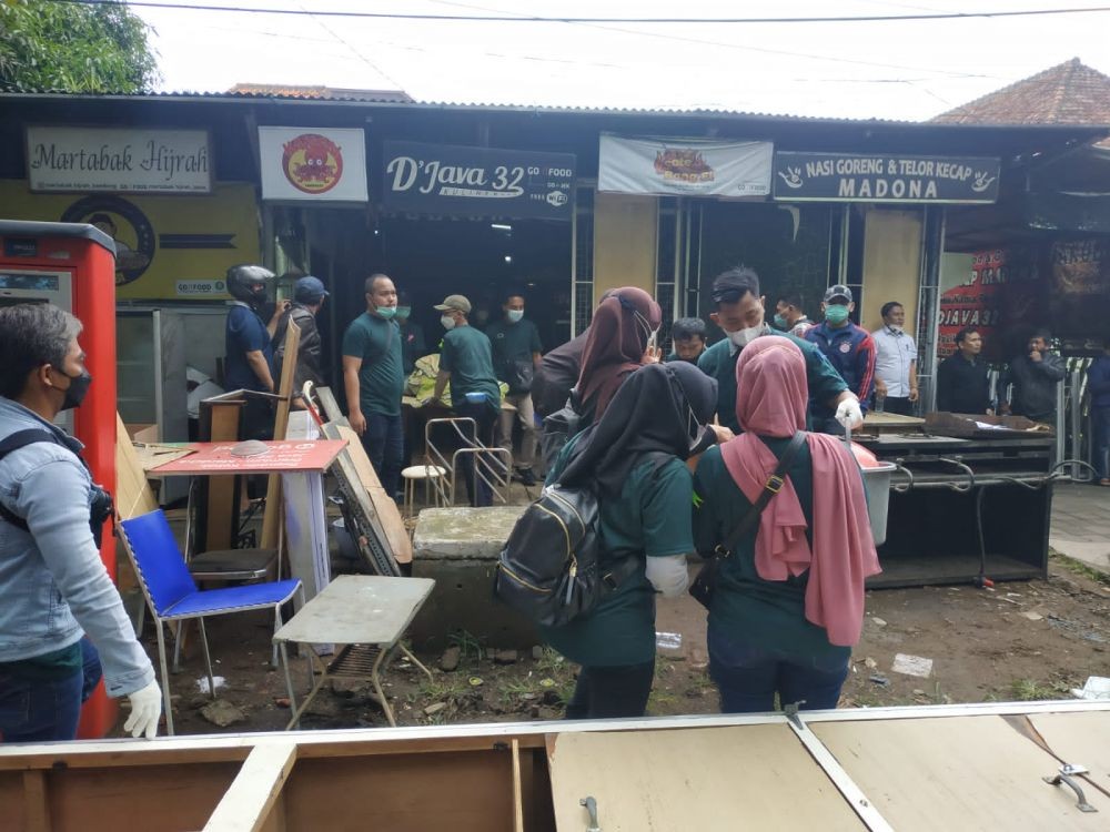 Amankan Aset, PT KAI Kembali Gusur 11 Bangunan di Jalan Jawa
