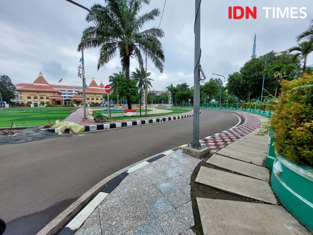 Potret Pedestrian Rp3,7 Miliar di Puspemkot Tangerang