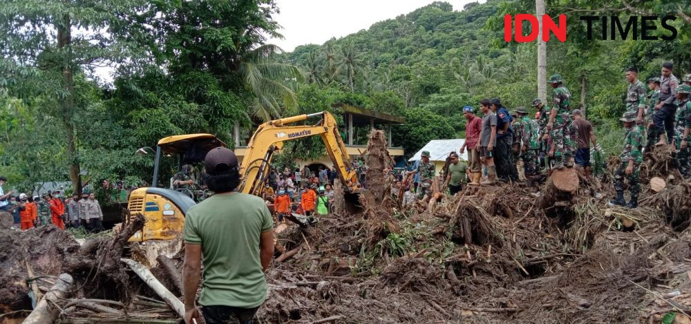H Suri, Korban Hilang Terseret Banjir Bersama Rumah dan Tiga Sapinya