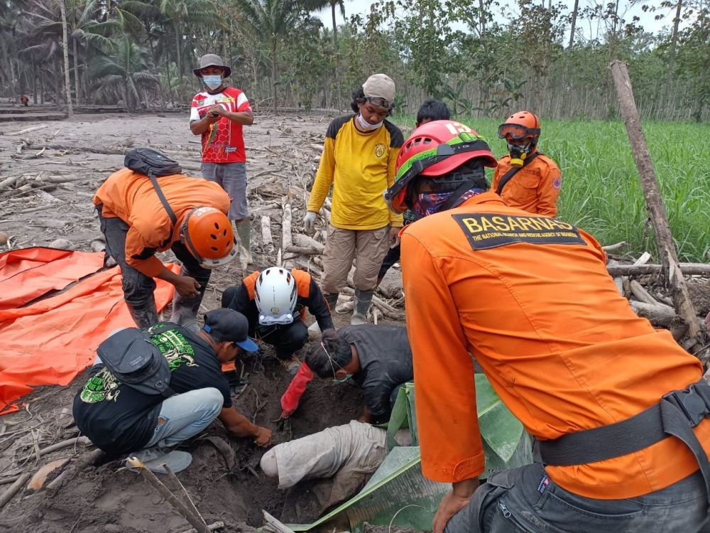 25 Jenazah Korban Erupsi Semeru Teridentifikasi