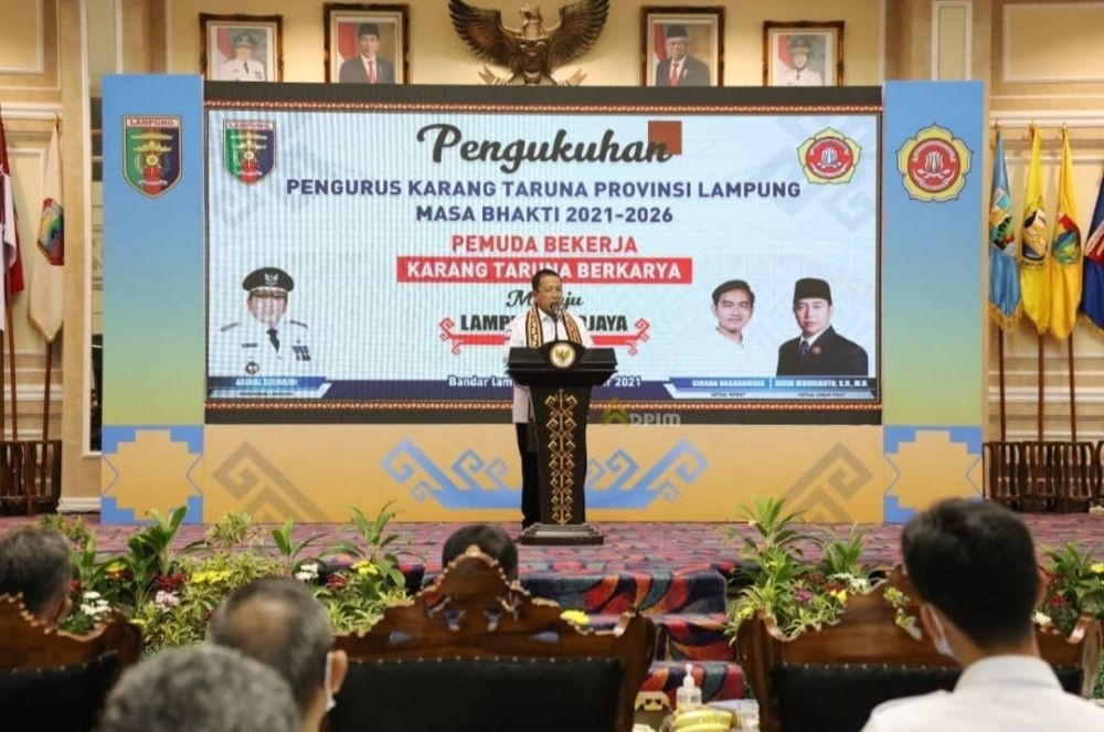 Pemprov Hibahkan Dana Rp500 Juta ke Karang Taruna se-Lampung