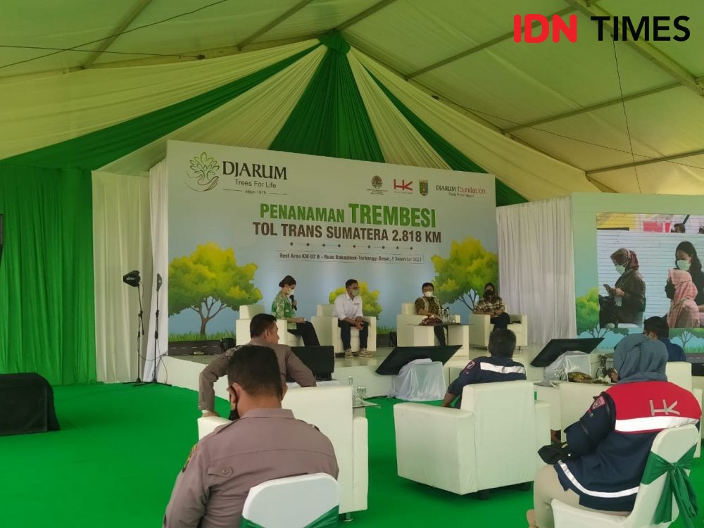 Djarum Foundation Bidik Tanam 15 Ribu Trembesi di Tol Lampung-Palembang