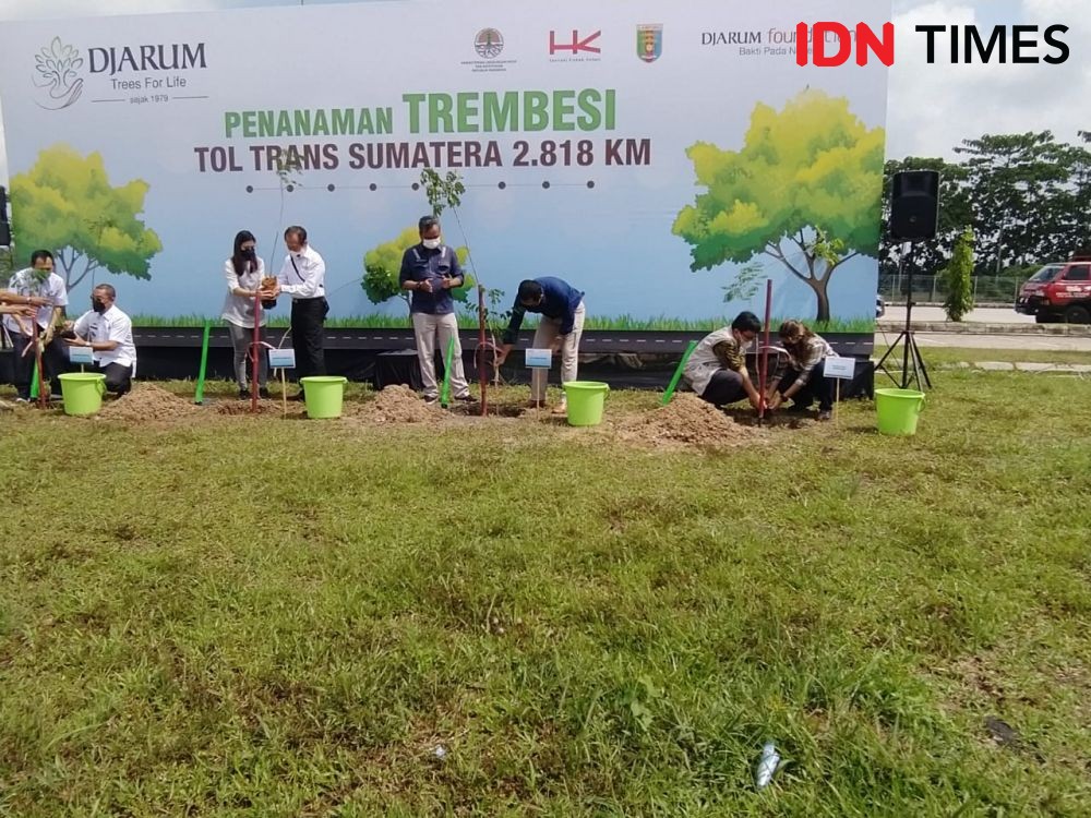 Djarum Foundation Bidik Tanam 15 Ribu Trembesi di Tol Lampung-Palembang