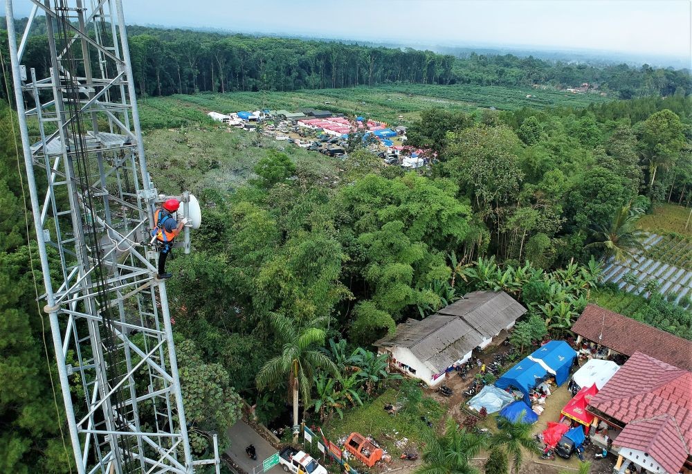 Erupsi Gunung Semeru Jaringan XL Axiata Aman, Ada Layanan Gratis