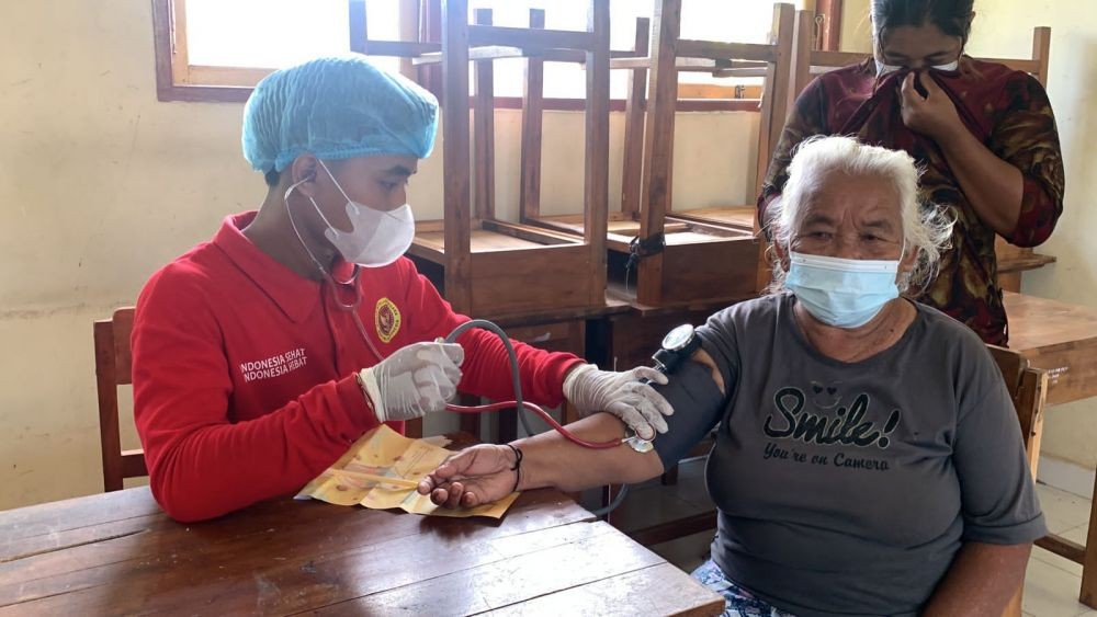 Potret Vaksinasi COVID-19 Massal untuk Anak-anak di Karangasem 