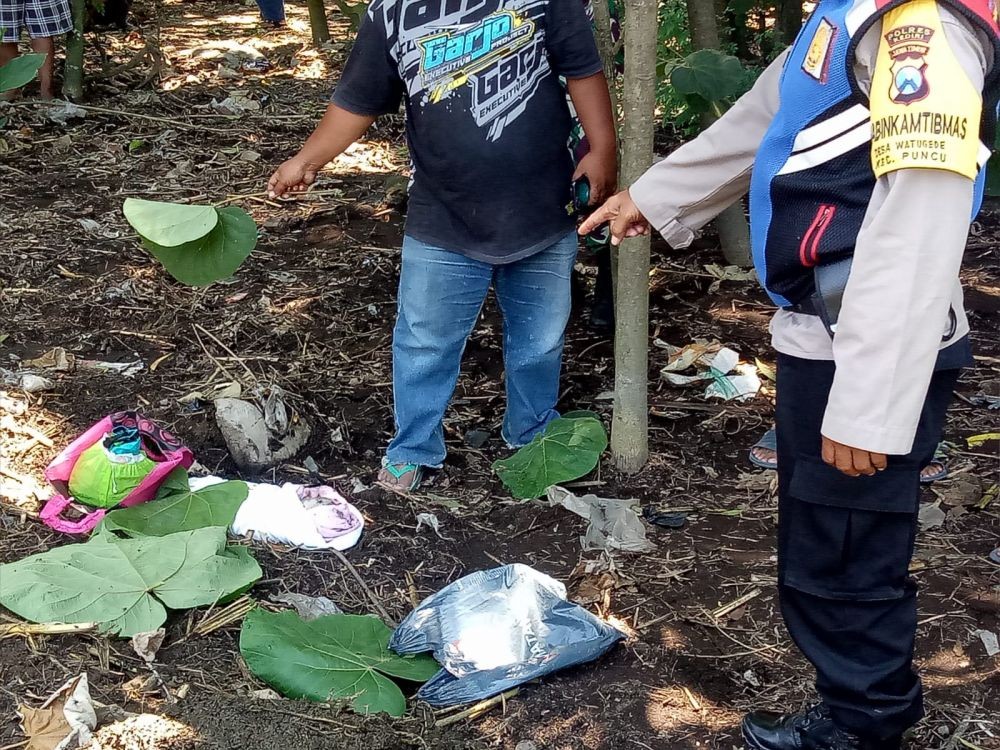 Hendak Bersihkan Kandang, Pria di Kediri Temukan Jasad Bayi Laki-laki