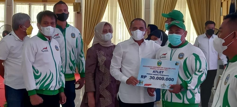 Gubernur Beri Bonus untuk Atlet Sumut Berprestasi di Peparnas 
