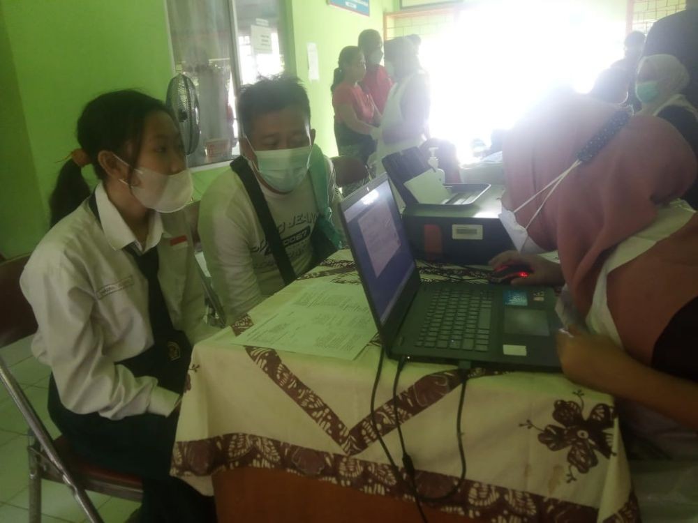 Ratusan Anak Berkebutuhan Khusus di Palembang Mendapat Vaksin