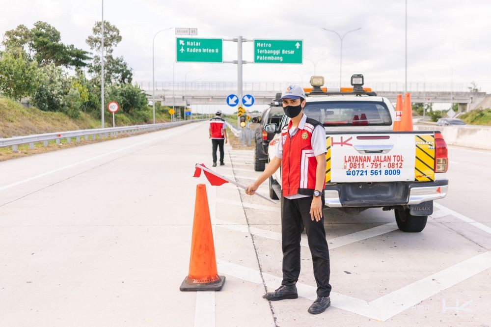 PPKM Nataru, HK Antisipasi Lonjakan Trafik Kendaraan di Tol Lampung