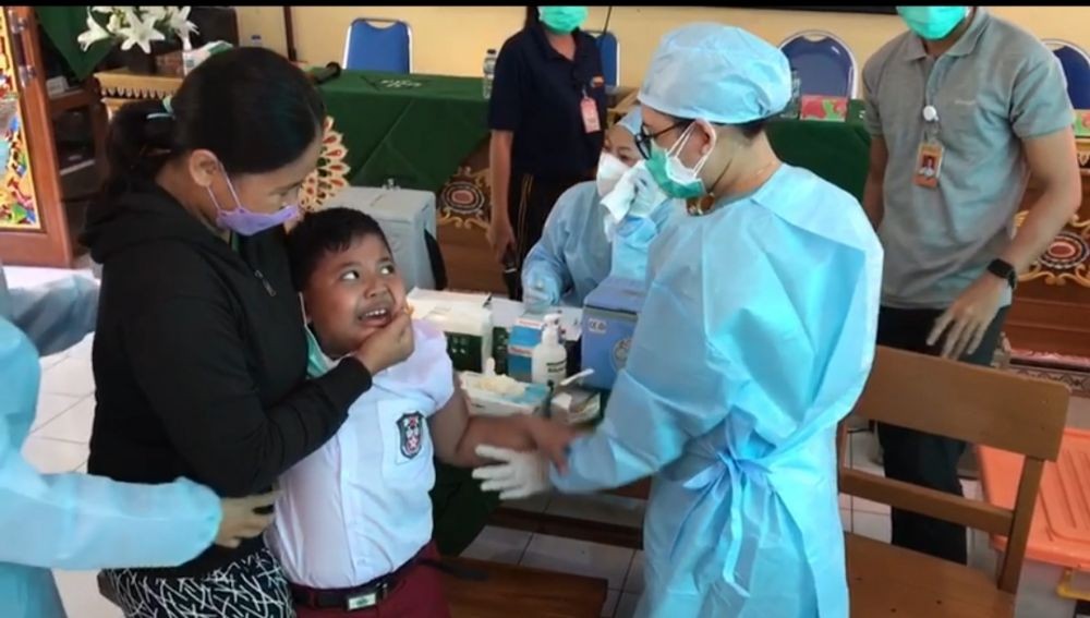 Bali Menargetkan 373.120 Anak Selesai Vaksinasi Pada Akhir Tahun