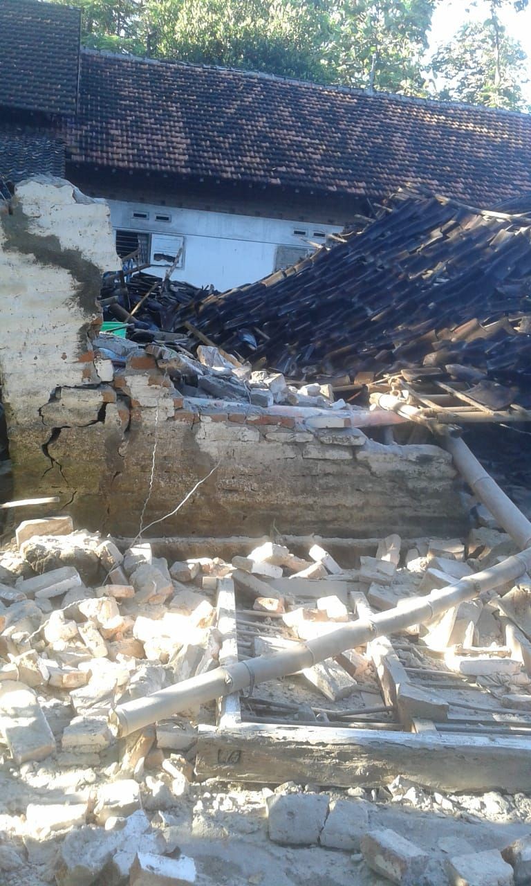 Update Dampak Gempa Jember, 13 Rumah di 5 Kecamatan Rusak