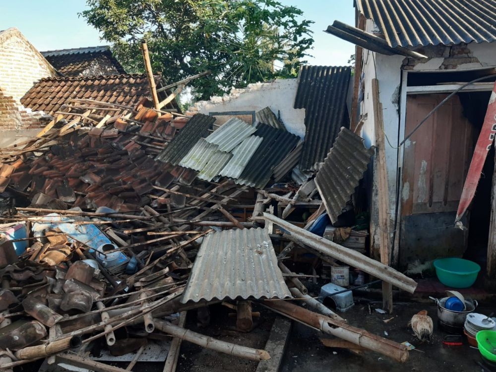 Update Dampak Gempa Jember, 13 Rumah di 5 Kecamatan Rusak