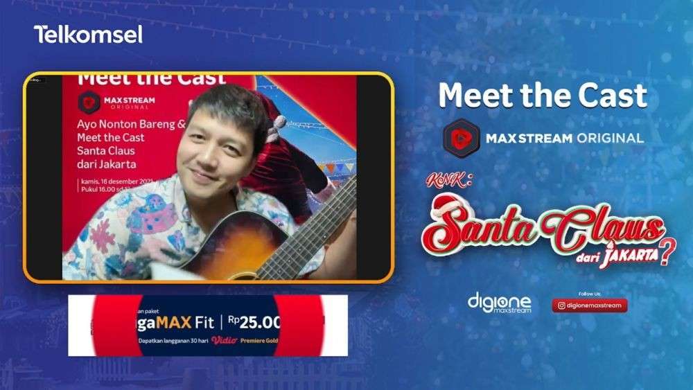 MAXstream Rilis Film Kurindu Natal Keluarga: Santa Claus dari Jakarta?