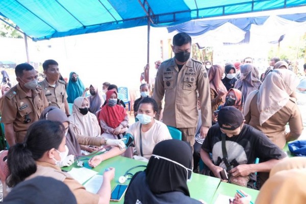 Bupati Gowa Ingatkan Akhir Desember Cakupan Vaksinasi Harus 70 Persen