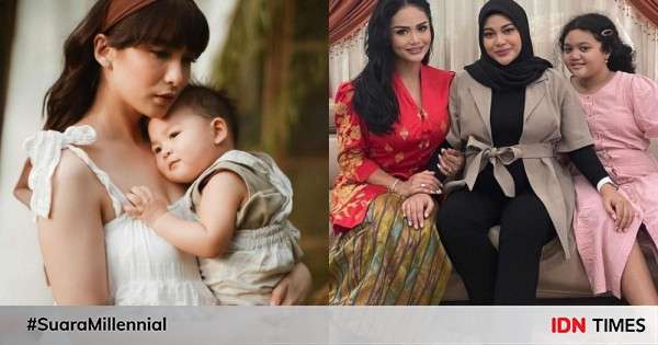 10 Potret Kebersamaan Artis Yang Jadi Ibu Dan Anaknya