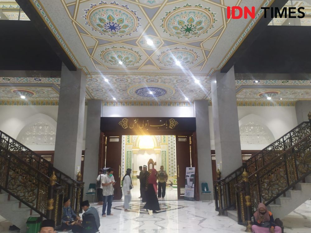 10 Potret Megah Masjid Safinatul Ulum UIN Lampung Diresmikan Ma'ruf Amin 