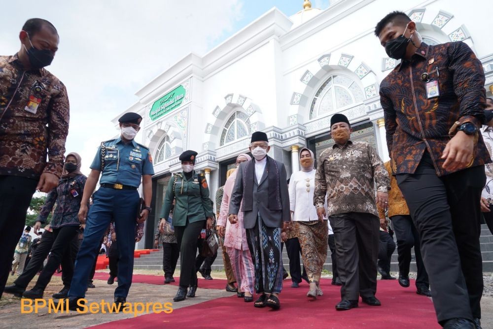 8 Tahun Dibangun, Masjid Safinatul Ulum UIN Raden Intan Diresmikan Wapres 