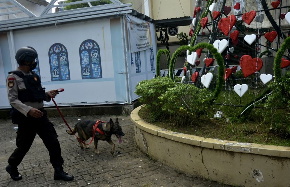 Polrestabes Makassar Siapkan 404 Personel Jaga Gereja saat Natal