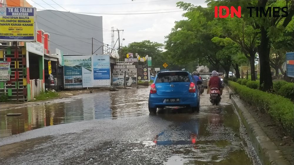 Pemprov Sulsel Bakal Buat Saluran Air untuk Jalan Tun Abdul Razak Gowa