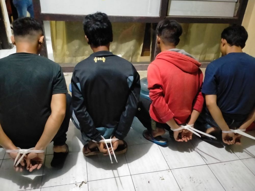 Curi Kabel Fiber Optik di Kulon Progo, 4 Orang Ditangkap