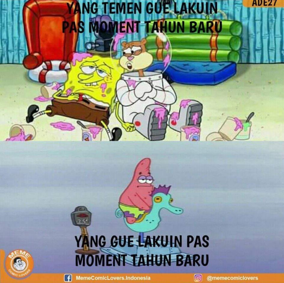 10 Meme Tahun Baru Orang Lain Vs Gue Jangan Gitu Dong