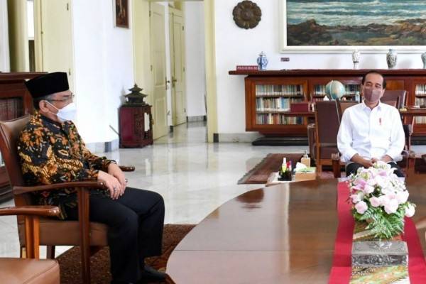 Jokowi Dan Ketua PBNU Gus Yahya Bertemu Di Istana Bogor