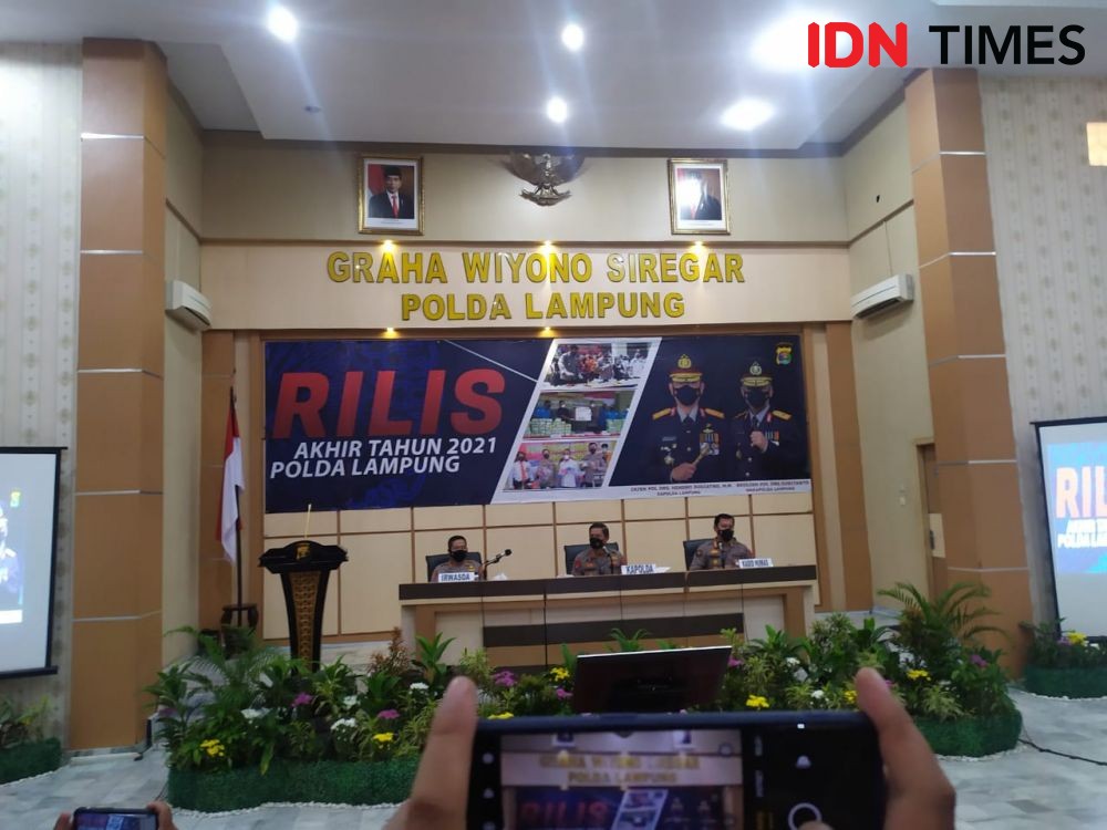 Polda Lampung Sebut Kasus Begal 2021 Turun, 125 Laporan Belum Selesai