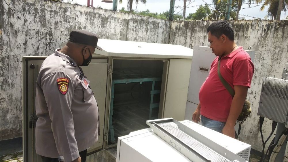 Polisi Ciduk Pencuri Baterai Tower Telkomsel, Kerugian Rp96 Juta