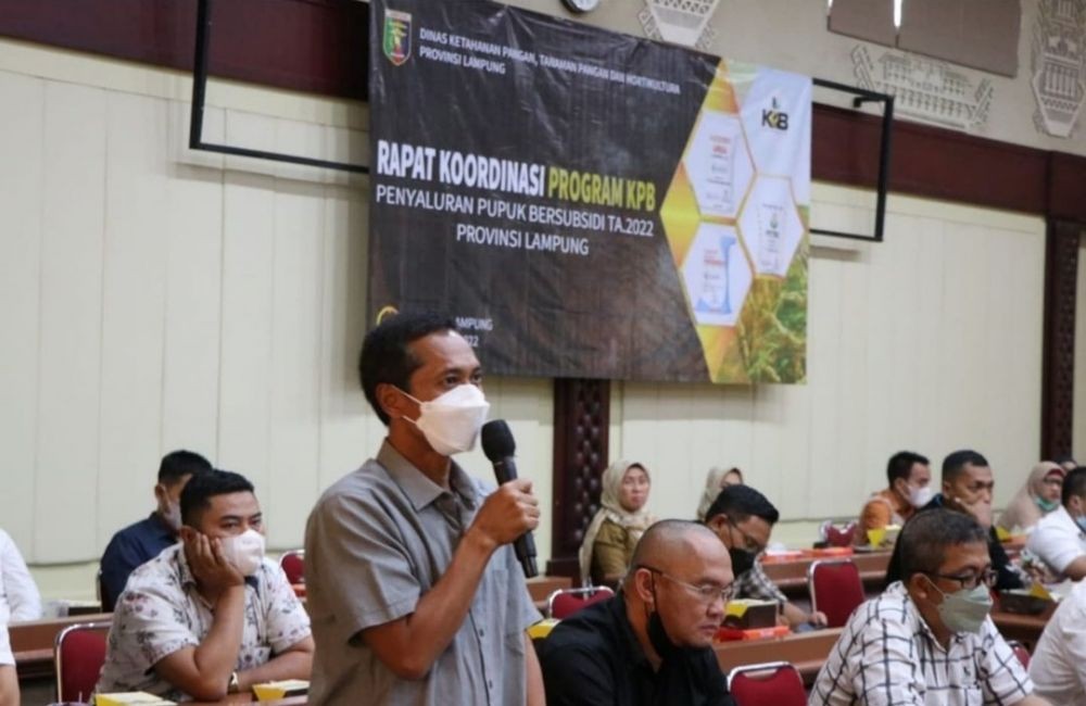 Pemprov Lampung Ingatkan Semua Pihak Pupuk Subsidi Harus Tepat Sasaran