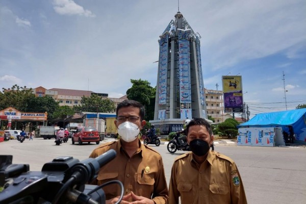 Renovasi Tugu Pamulang Sudah 98 Persen Rampung
