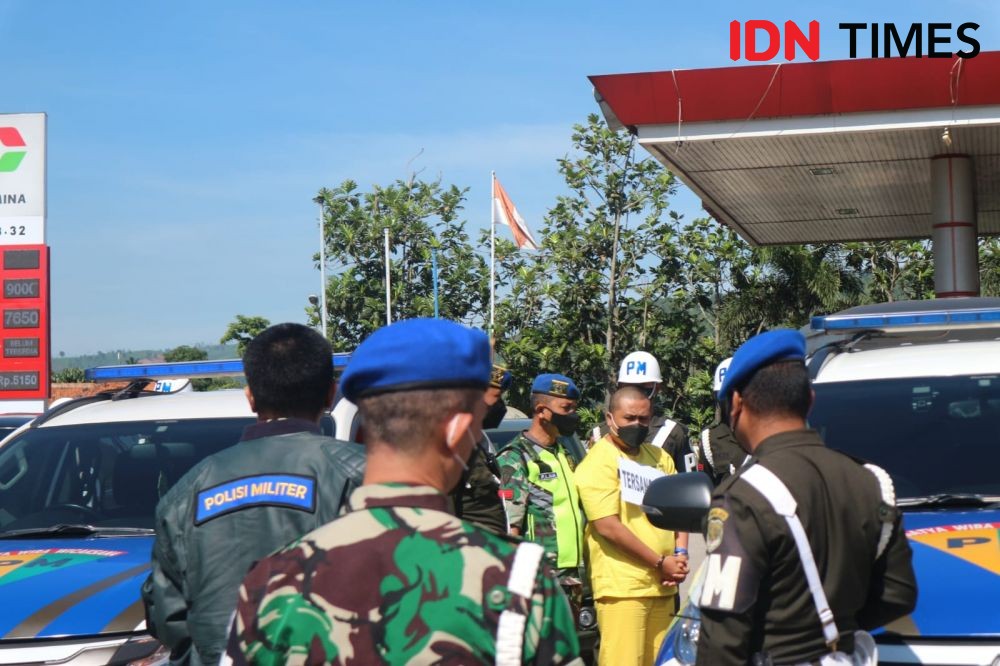 [FOTO] Adegan Rekonstruksi Kecelakaan Nagreg, Anggota TNI AD Pelakunya