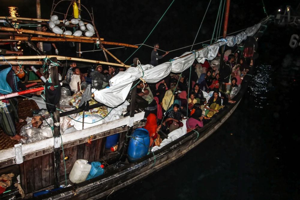 185 Imigran Rohingya Terdampar di Pidie, 30 Meninggal di Perjalanan