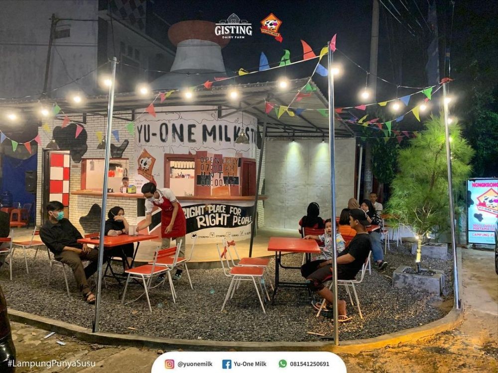 Yu One Milk: Harga dan Lokasi, Segarnya Minum Susu Murni sambil Kongko