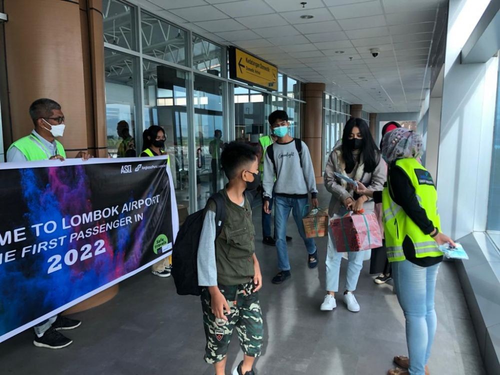 Penumpang Pesawat di Bandara Lombok Turun selama Tahun 2021