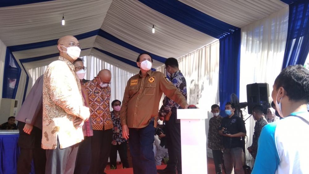 Habiskan Rp700 Juta, Tugu Pamulang Baru Diresmikan Gubernur Banten 