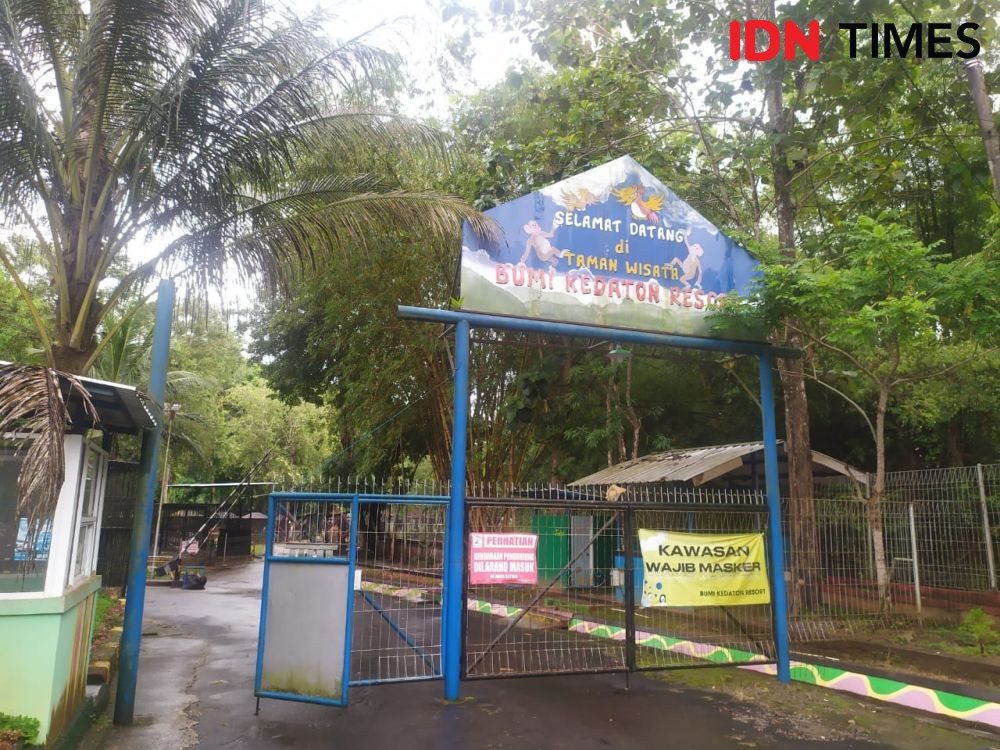 Sempat Hype, Ini Kondisi Taman Bumi Kedaton Milik Eks Gubernur Lampung