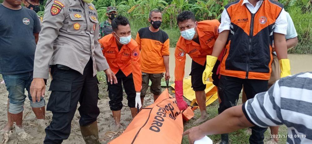 Warga Bojonegoro Tewas Terseret Arus Sungai Saat Mencari Rumput