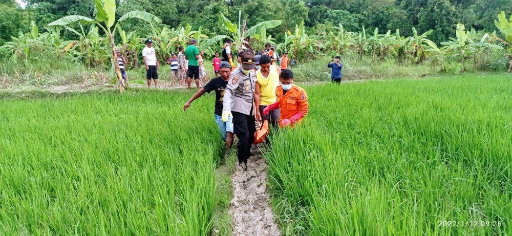 Warga Bojonegoro Tewas Terseret Arus Sungai Saat Mencari Rumput