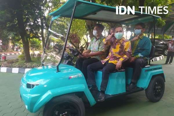 Melongok Mobil Listrik Unila, Bodi Mobil Berbahan Rami