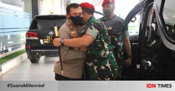 Danjen Kopassus Temui Kapolda Jateng: Brimob Latihan Bareng