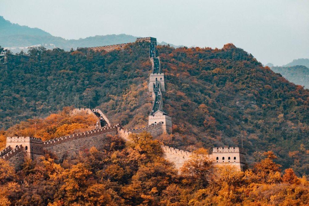 10 Potret Keindahan Tembok Besar China, Keajaiban yang Menakjubkan