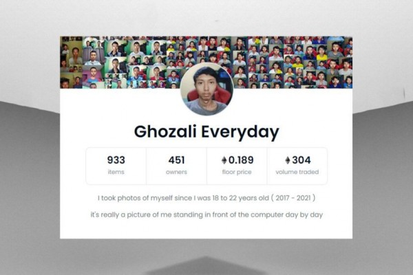 Modal Foto Selfie, Ghozali Jadi Miliader Berkat NFT