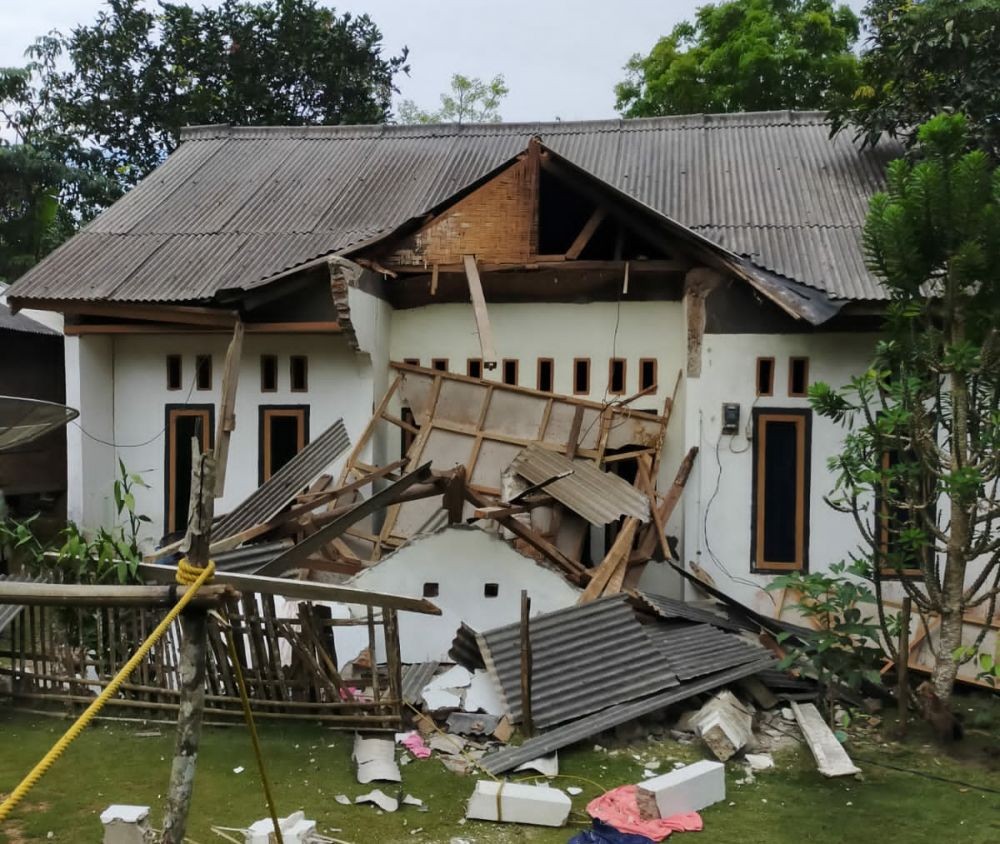 738 Rumah di Kabupaten Pandeglang Rusak Akibat Gempa M6,7  