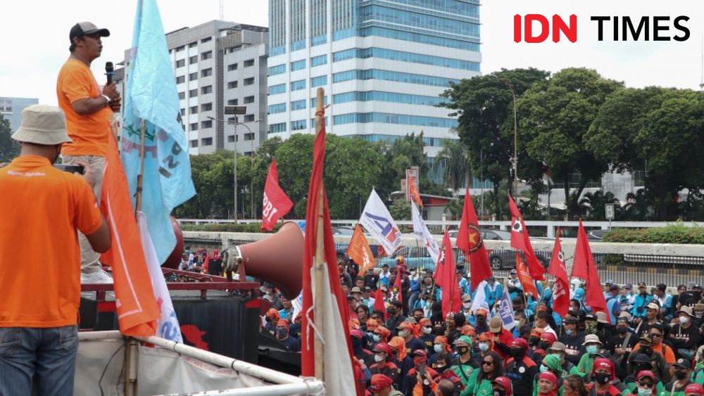 Gelar Demo Lanjutan, Ribuan Buruh Bakal Geruduk Istana