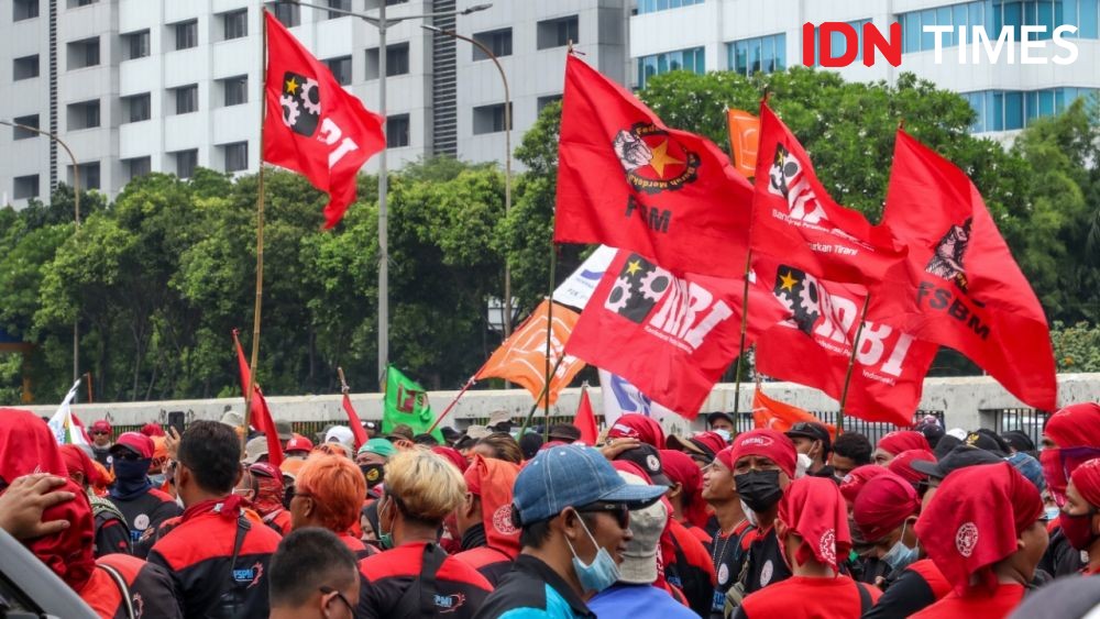 Gelar Demo Lanjutan, Ribuan Buruh Bakal Geruduk Istana