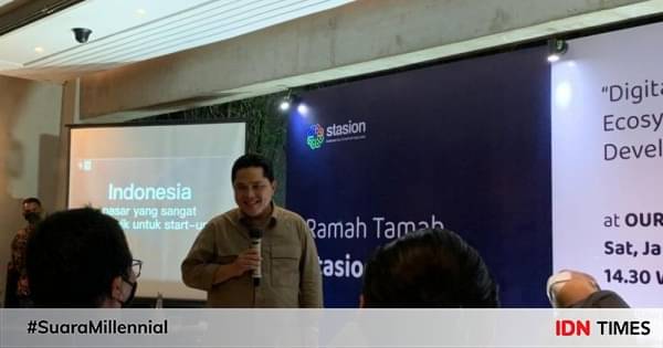 Erick Thohir Pastikan BUMN Siapkan Ekosistem Pelaku Startup