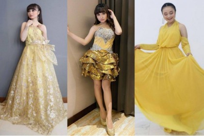 9 Inspirasi Dress Warna Kuning ala Tasya Rosmala, Cerah Dipandang Mata
