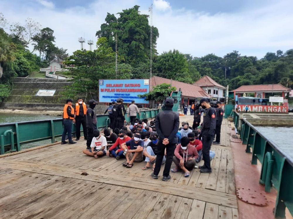 41 Gembong Narkoba Semarang Dikirim ke Lapas High Risk Nusakambangan